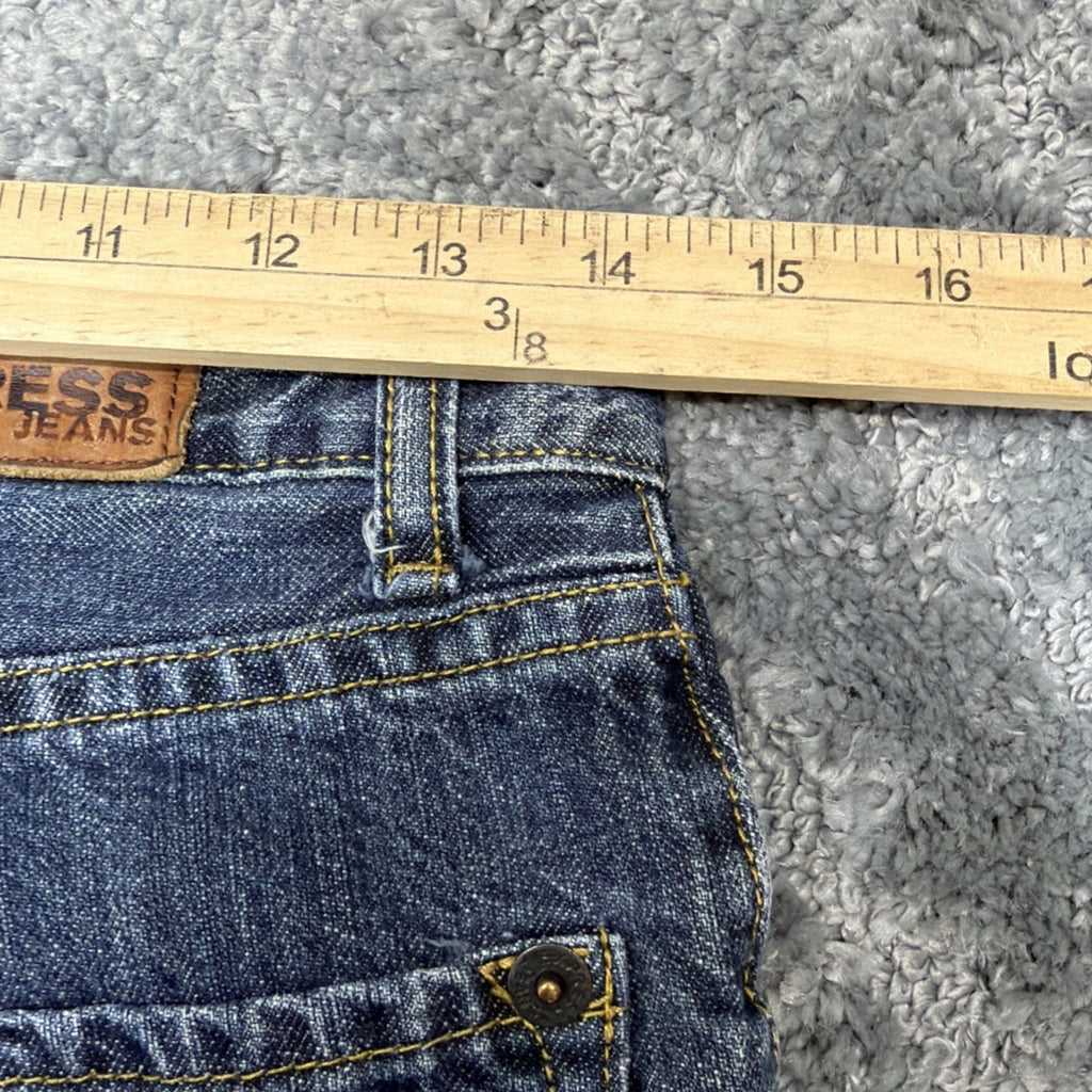 Express Jeans Men's 28x30 Slim Straight Blue Stretch Denim