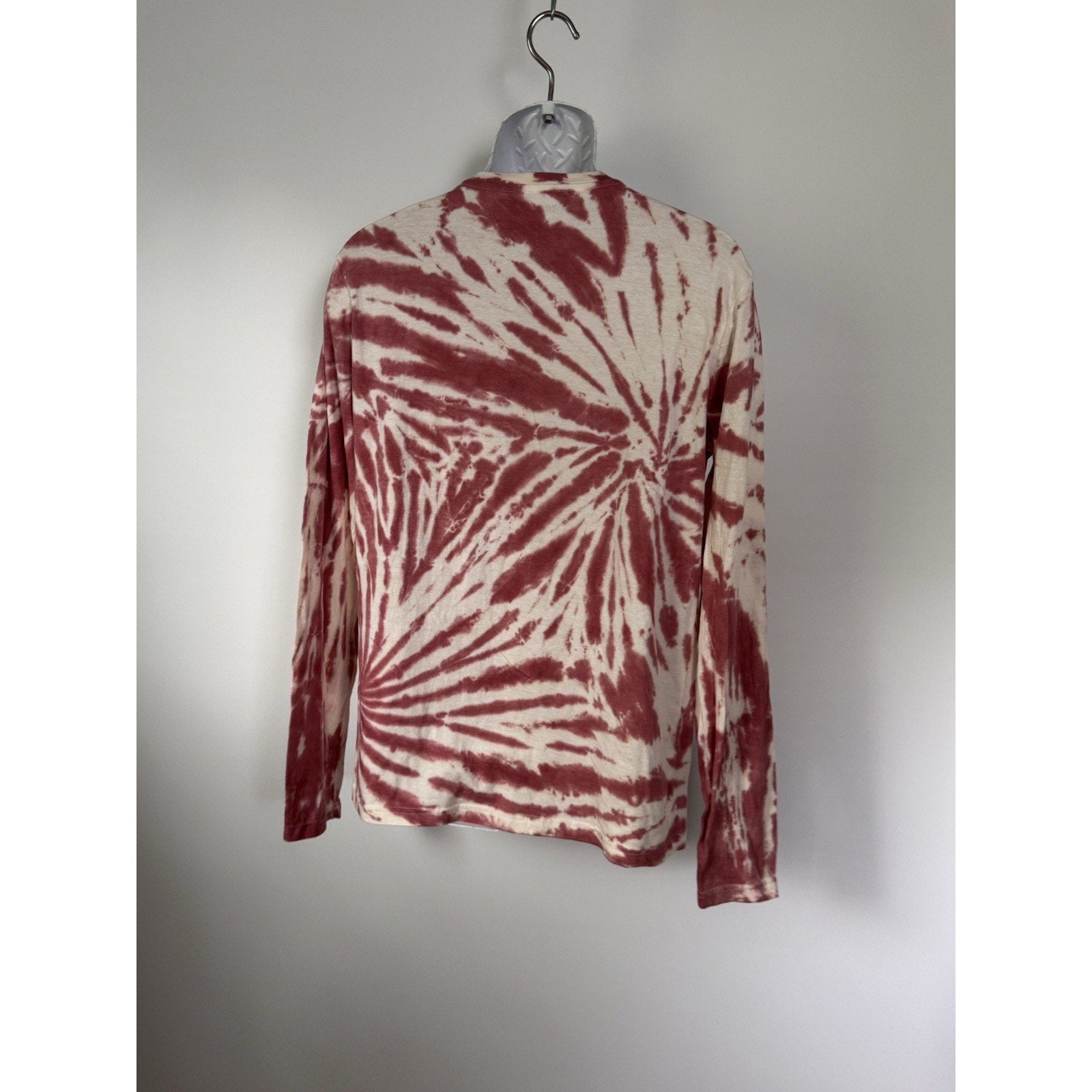 Aeropostale Tie dye long sleeve t-shirt Medium Muted Red