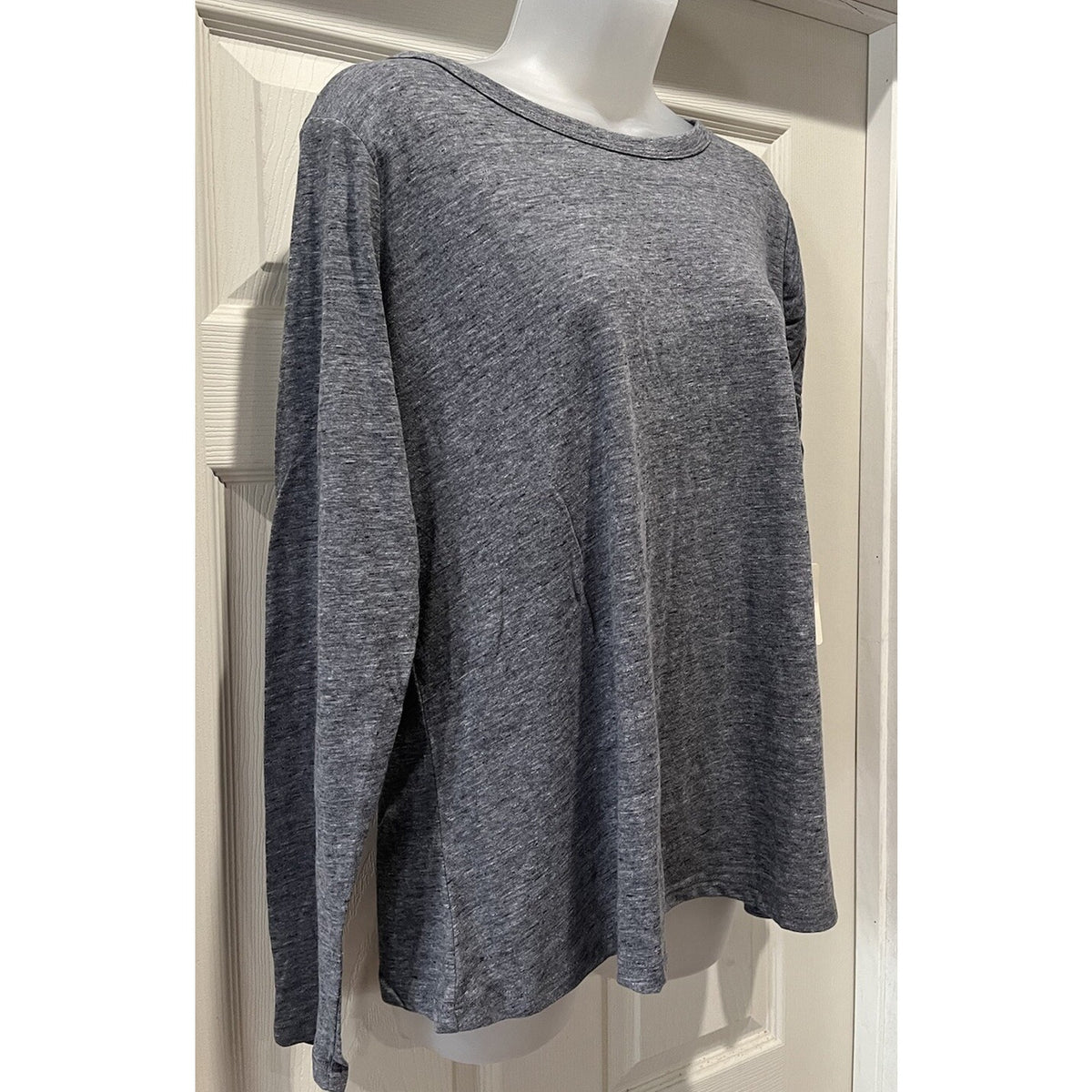 a.n.a A New Approach Gray Long Sleeve Soft Jersey Thermal Top Size XXL NWT