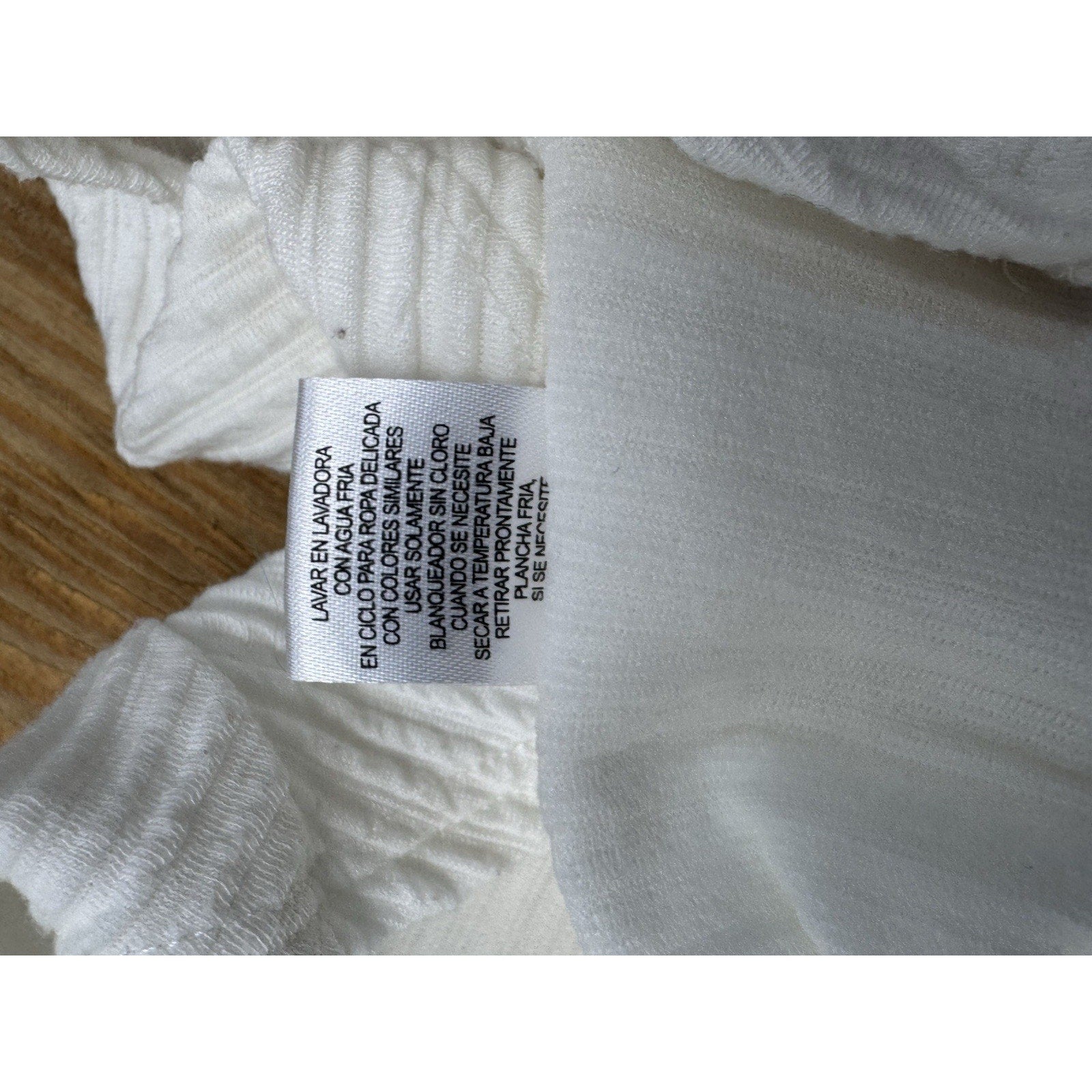 New York Laundry Slouch Neck Long Sleeve Women’s Tunic Size Small White