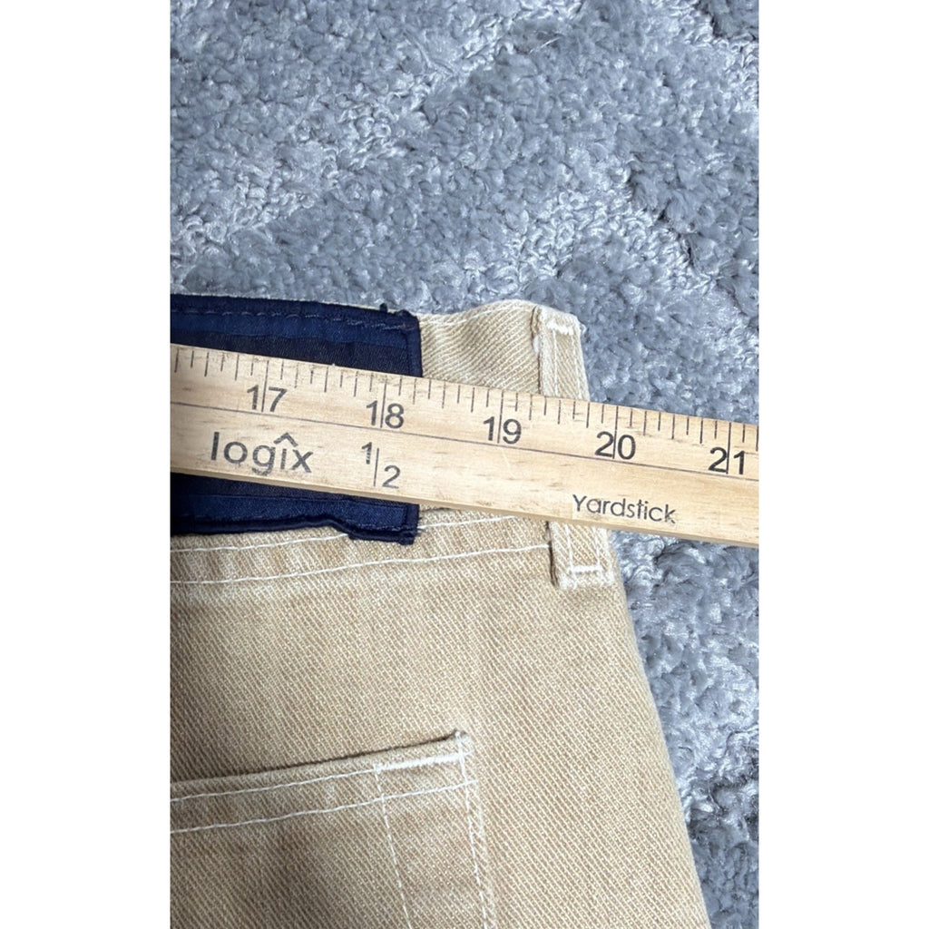 Vintage Nautica Jeans Men 40x32 Skater Grunge Baggy Biege Made USA Classic 90s