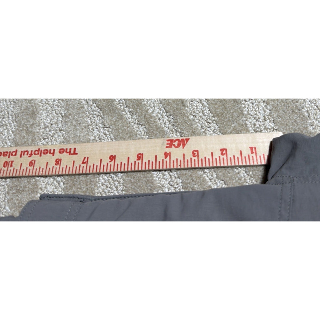 The North Face Hiking Pants Convertible Zip Off Shorts Gray Women's 8 Excellent