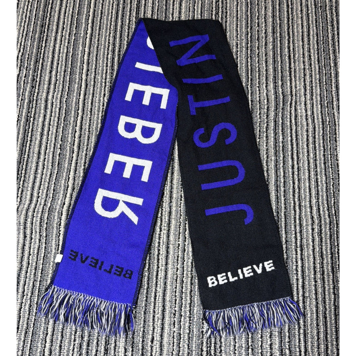 Justin Bieber Believe Tour VIP Scarf 2012-13