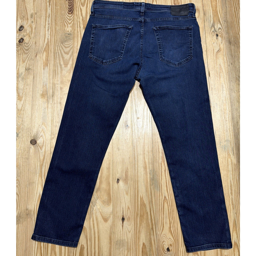 Denim Jeans Ag Adriano Goldschmied Ellis Modern Slim Blue Dark Wash 35x29