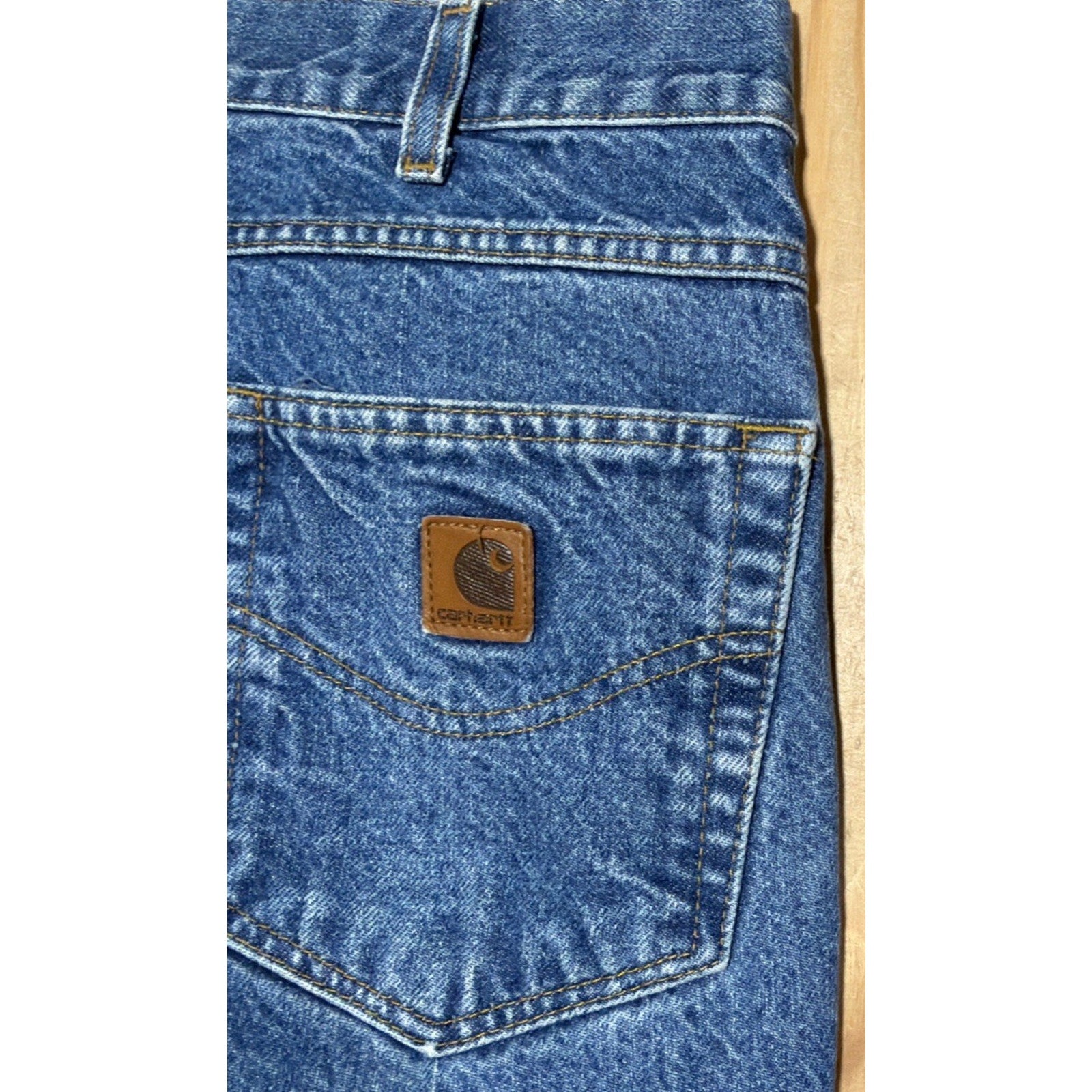Vintage Carhartt B17-DST Men's Relaxed Fit Jeans Medium Wash 36x36