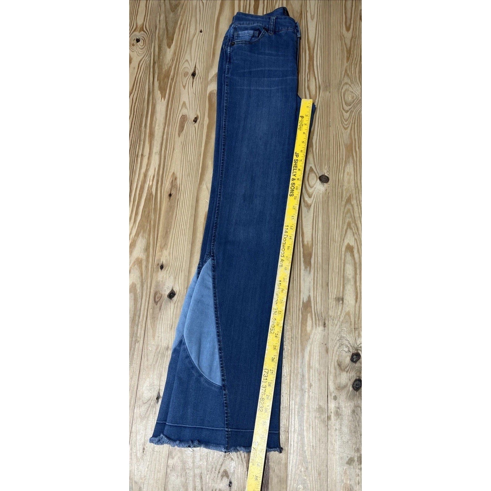 BBJ Los Angeles Super Flare Jeans Womens 5/27 Bell Bottom Boho Sunset Fit