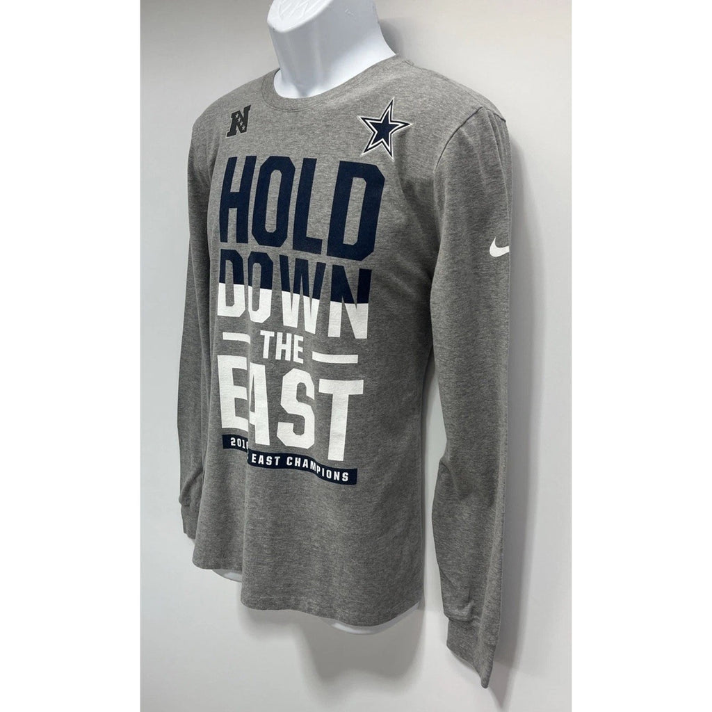 Nike Dallas Cowboys 2016 NFC East Champions Long Sleeve Shirt Size Large