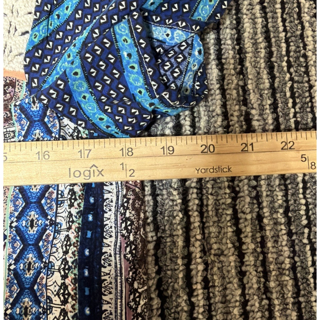 Umgee Dress M Multicolor Crochet Lace Patchwork Boho Festival Tribal Hippie Chic