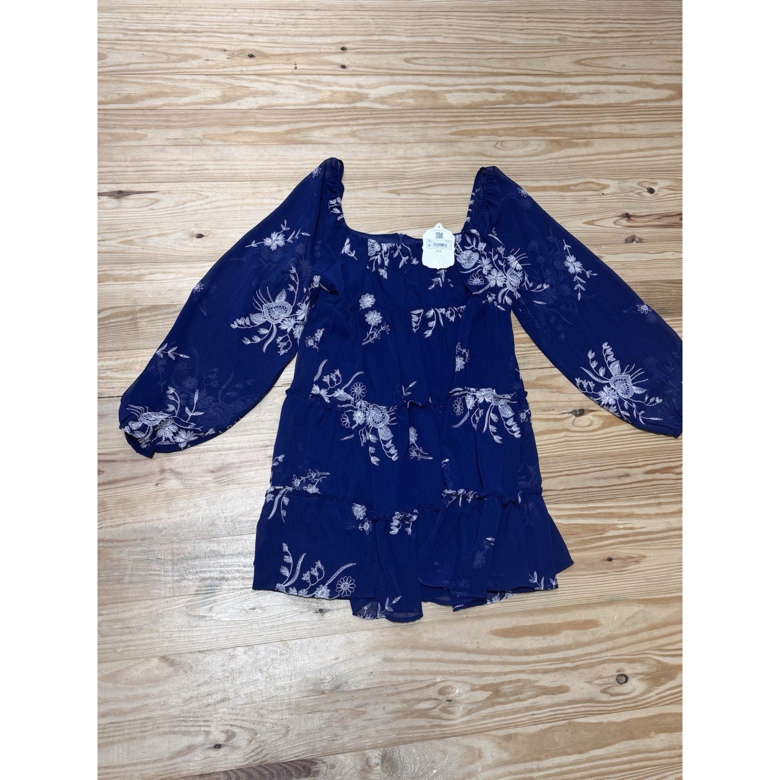 Alter’d State Embroidered Boho Hippy Long Sleeve Dress Women’s Size Medium NWT