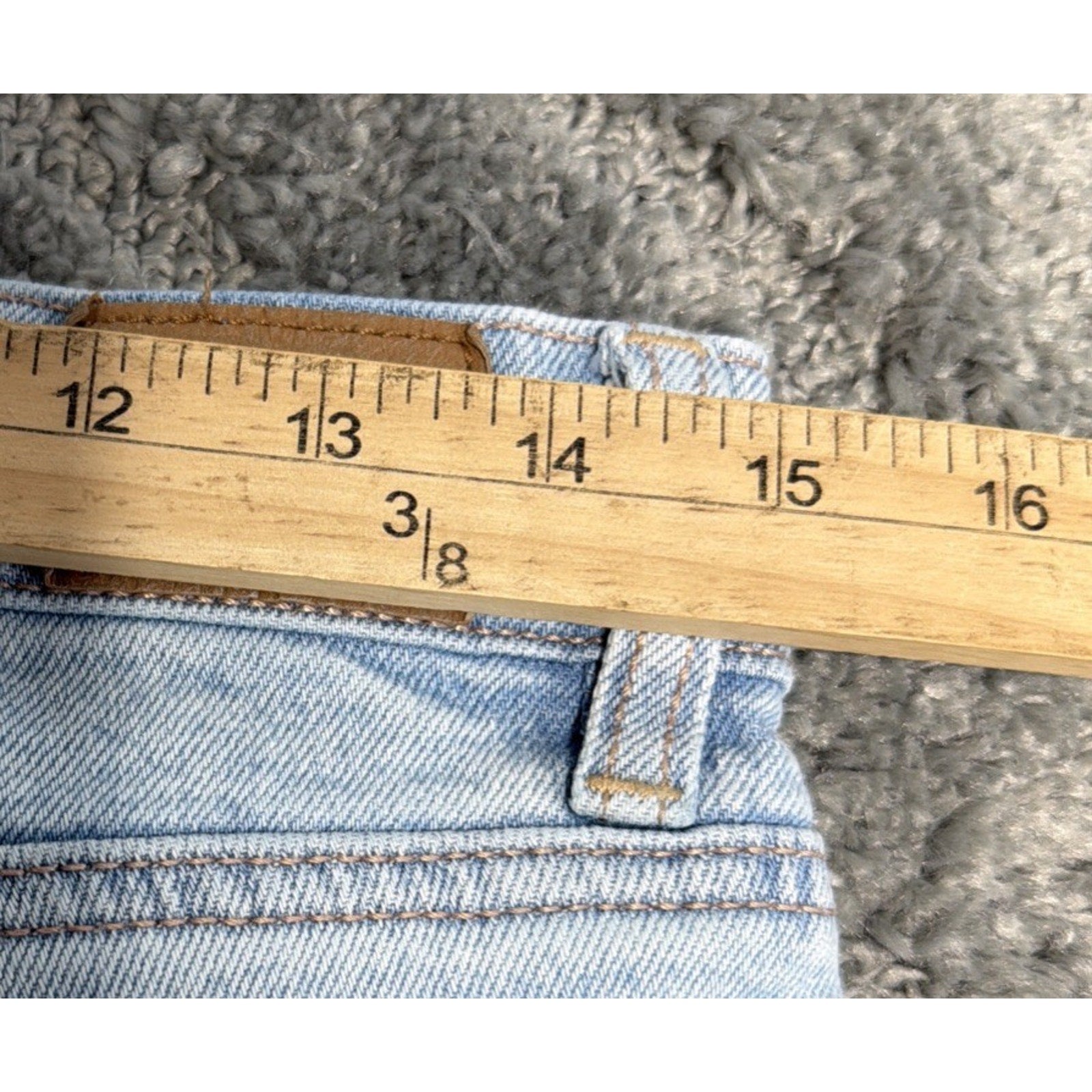 American Eagle Womens Su High Rise Ankle Straight Jeans Sz 4 Distressed Loose