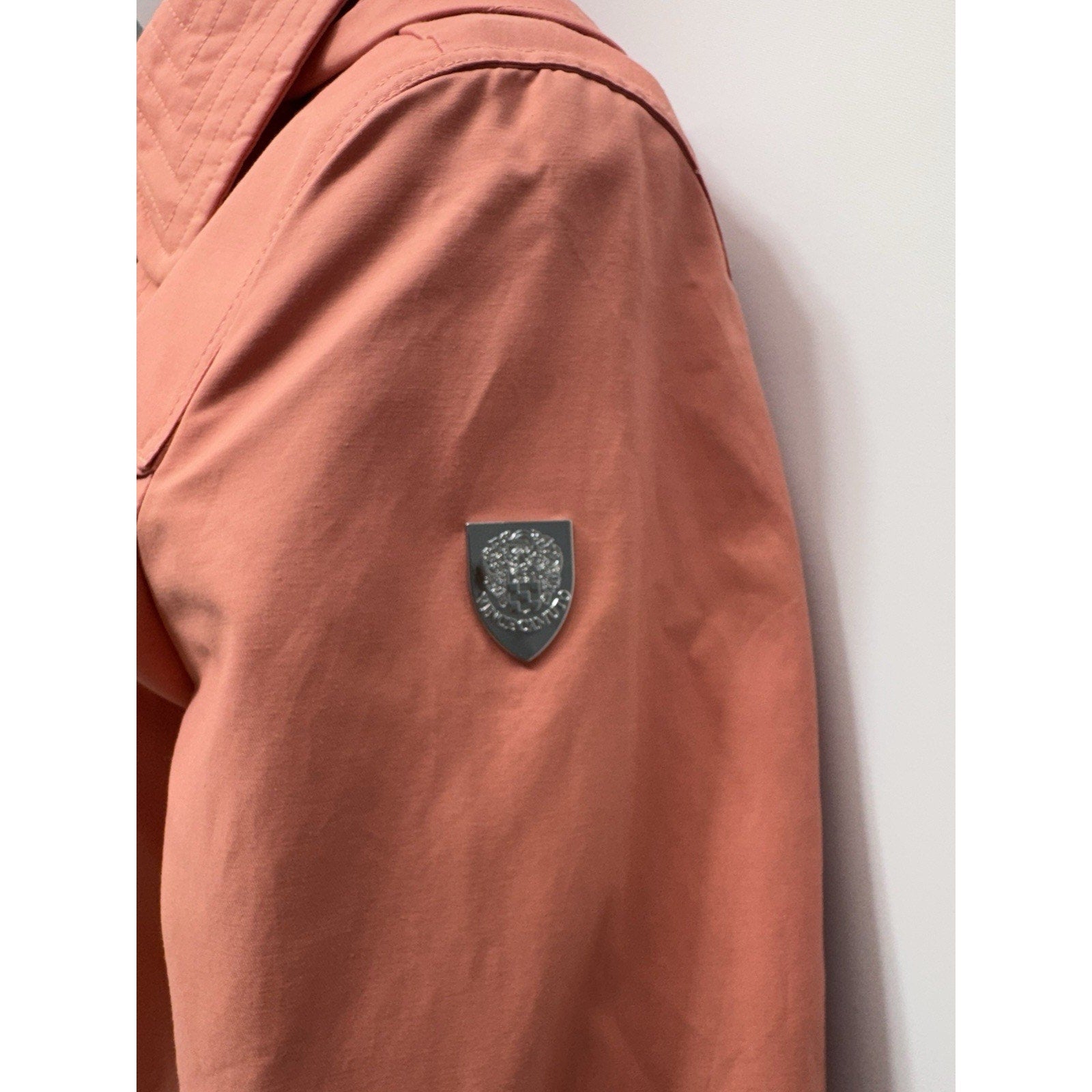 VINCE CAMUTO Canyon Clay (pink) Hooded Anorak Jacket Women’s Size Small Rain