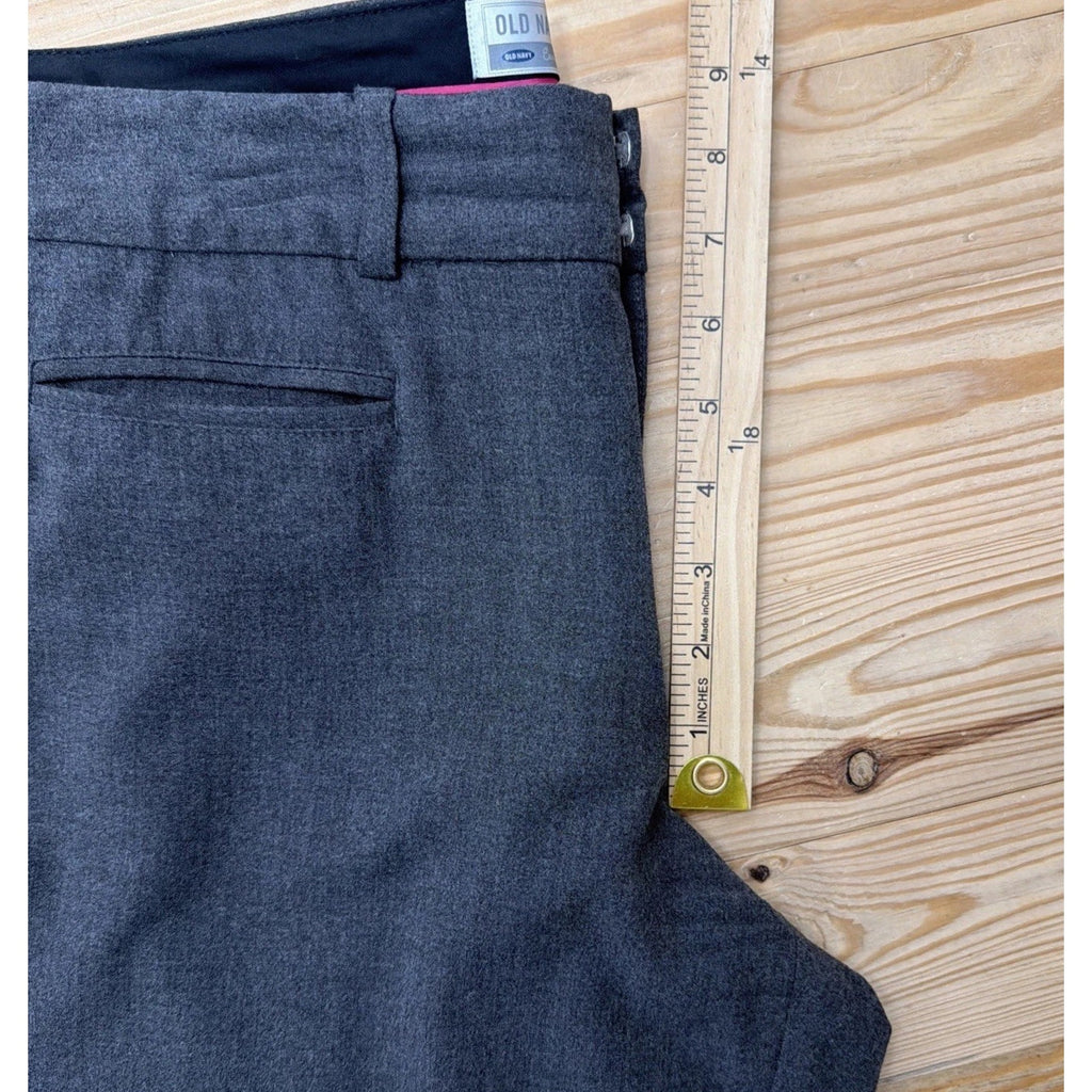 Old Navy Essential Stretch Bootcut Pants Women's 12 Gray Low Waist