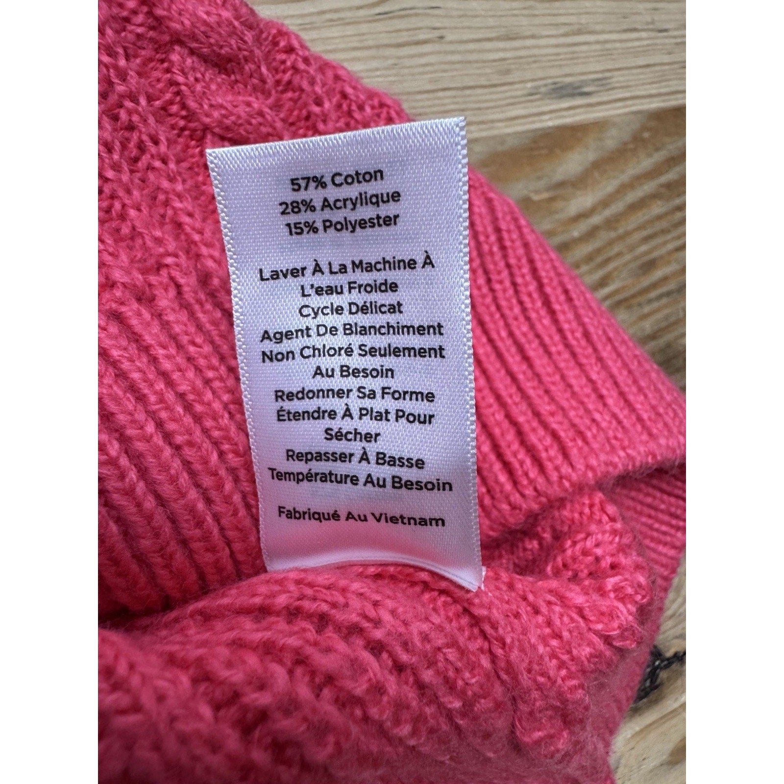 Talbots Sweater Pink Pullover Cable Knit Long Sleeve Button Shoulder Women’s S