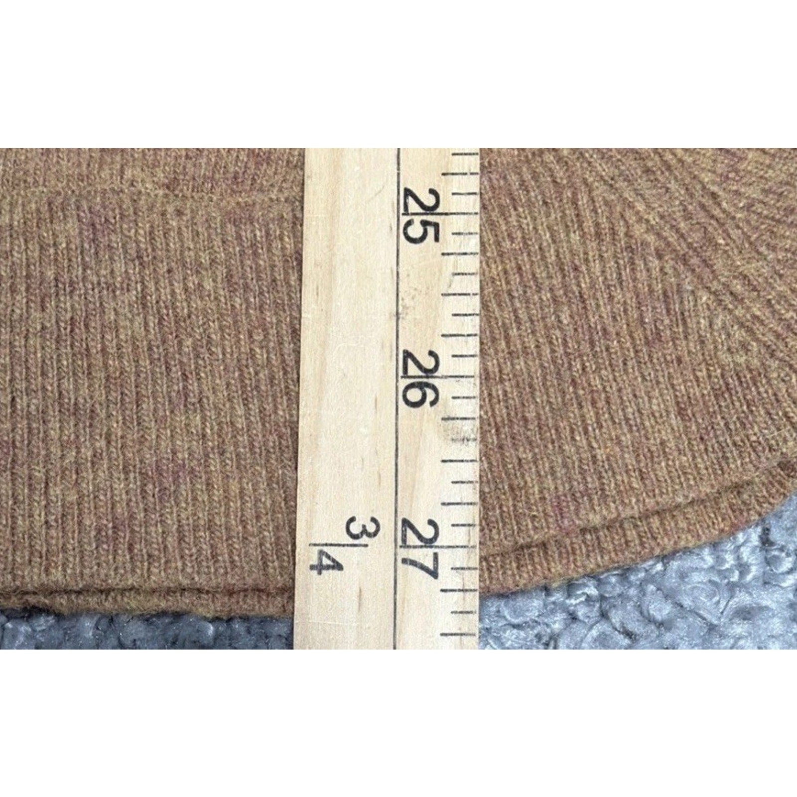J. Crew Womens Fall Knit Merino Wool Blend Tunic Sweater Size XS Heather Camel