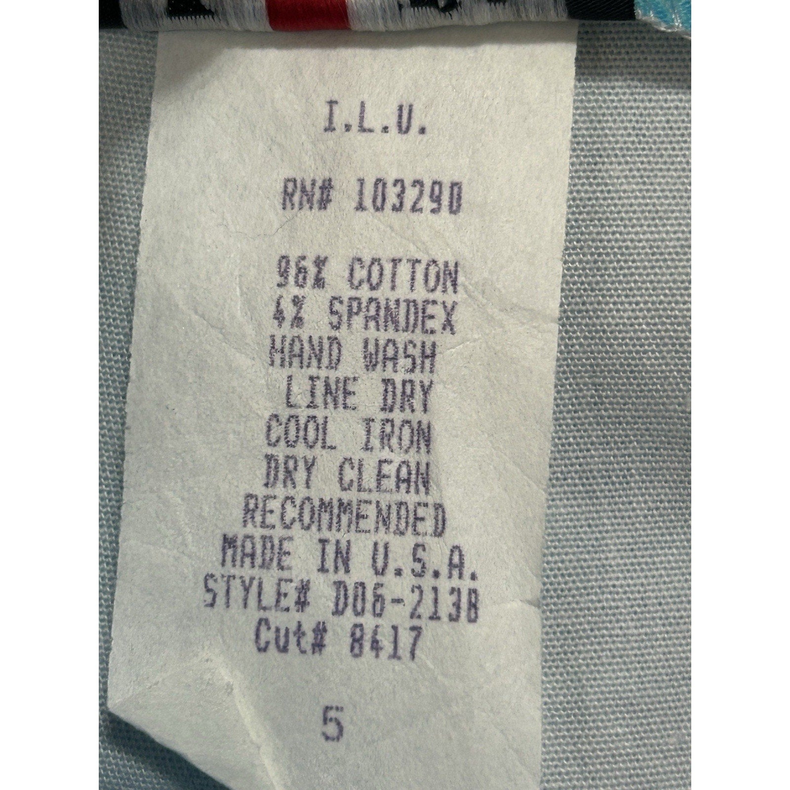Women's Mini Skirt Size 5 Blue & White Floral Mini Preppy Colorful New W Tags.