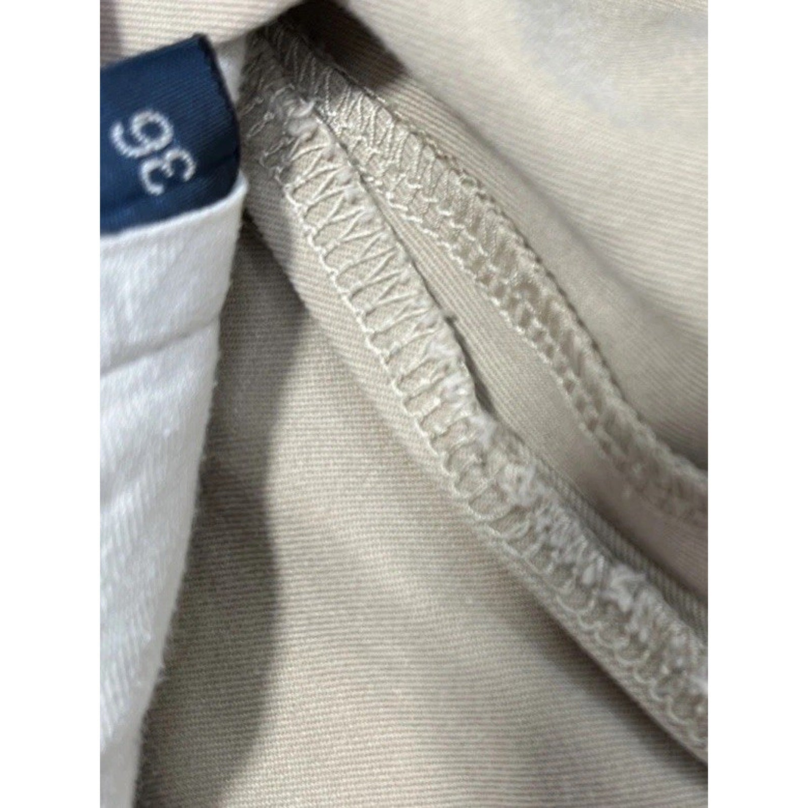 Polo Ralph Lauren Chino Shorts Mens 36 Khaki Blue Pony Prospect Classic Fit