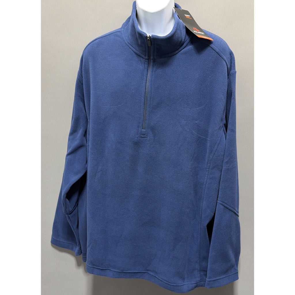 Lands End Mens Polartec Aircore 100 Fleece Pullover Half Zip Long Sleeve 3XL NWT