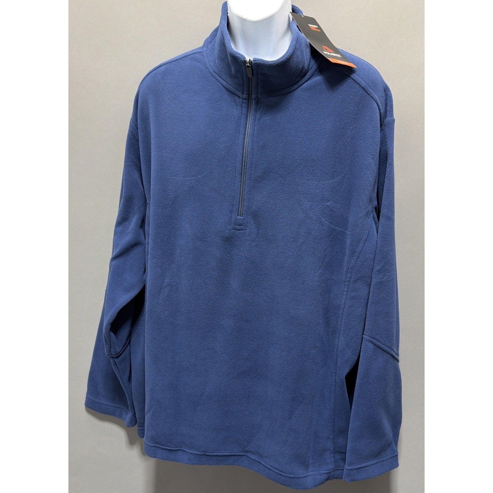 Lands End Mens Polartec Aircore 100 Fleece Pullover Half Zip Long Sleeve 3XL NWT