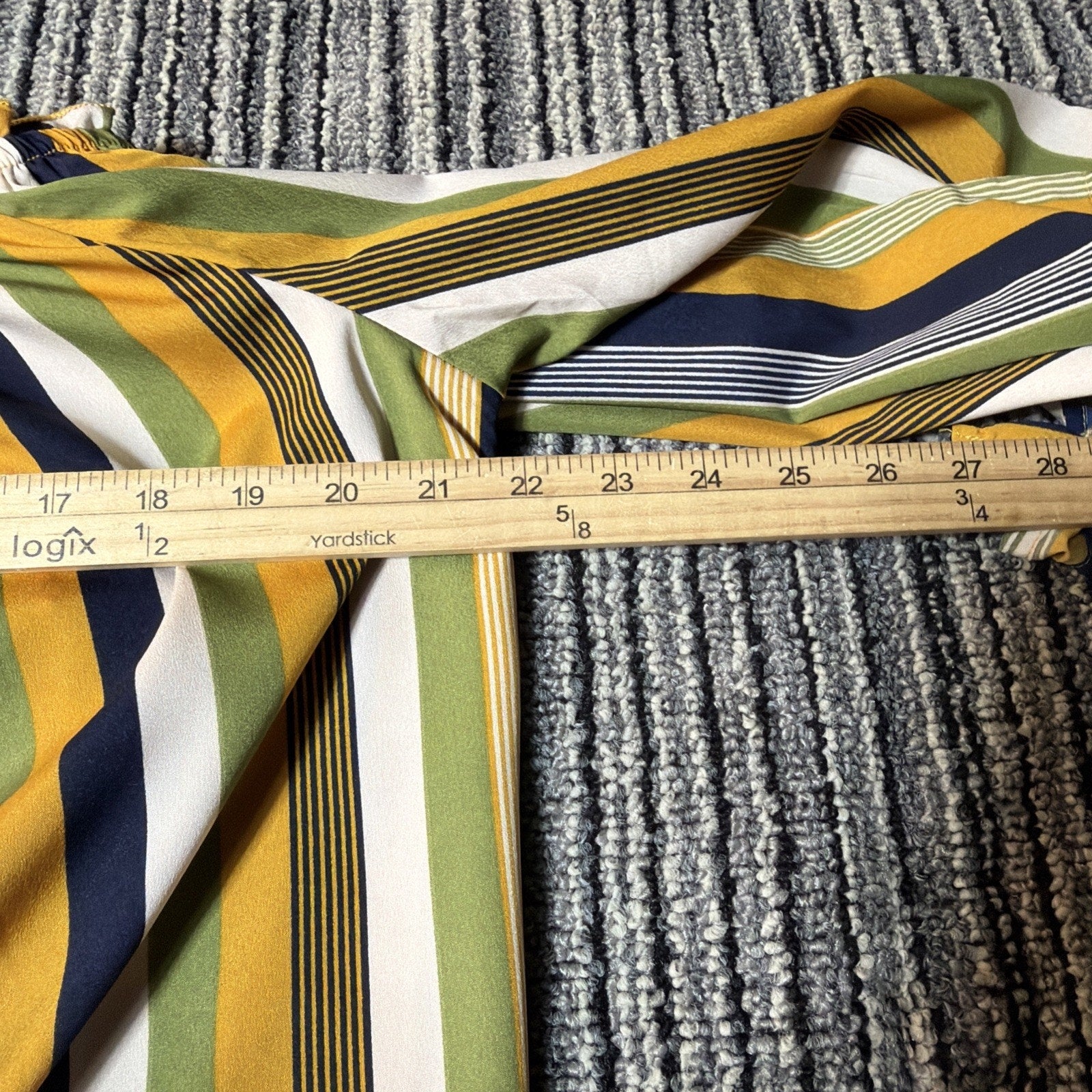 Mileage Women’s 2X Multi Striped Woven Cold Shoulder Button-Up Blouse NWT