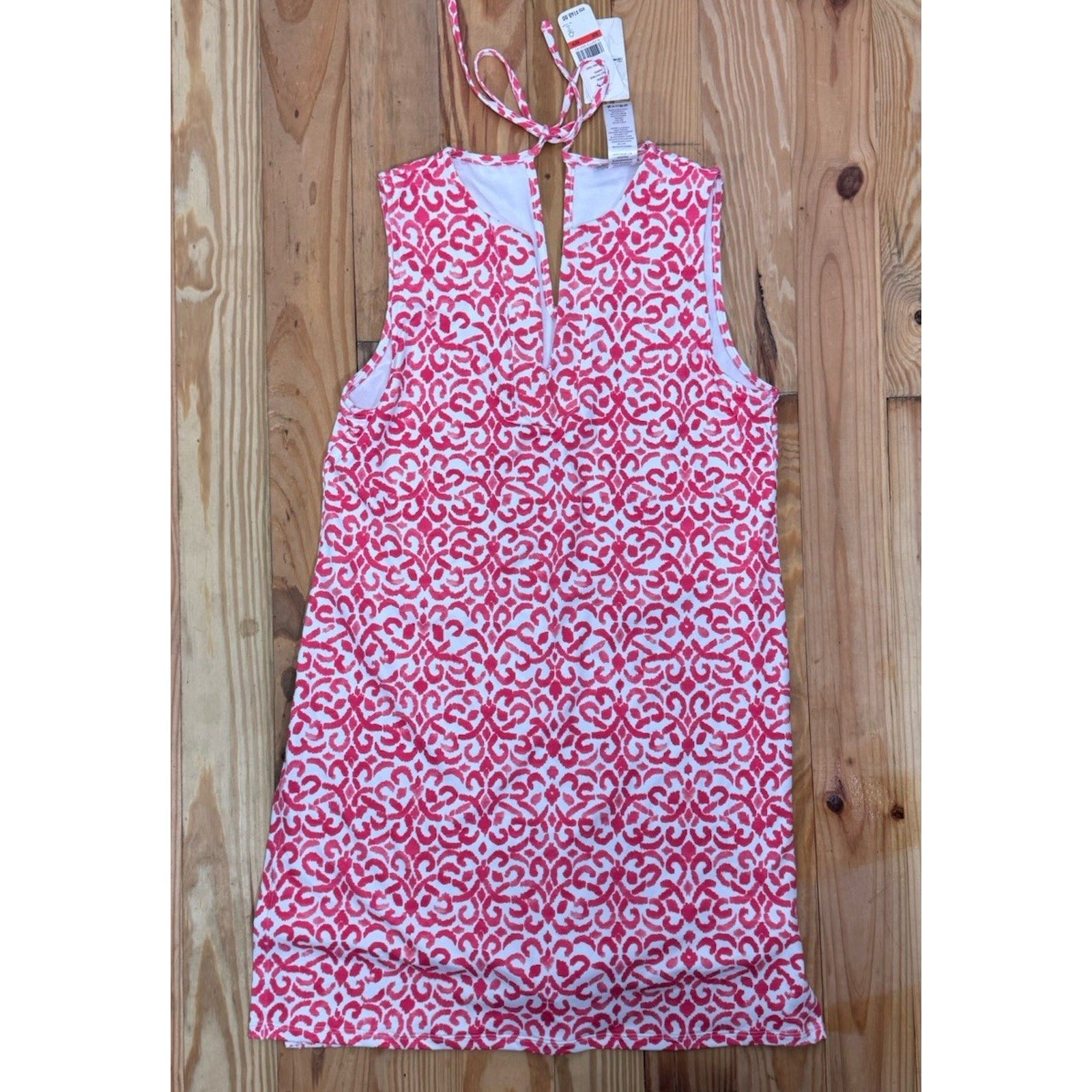 TOMMY BAHAMA BIMINI IKAT COWL NECK AMARANTH WOMEN DRESS SIZE X-SMALL BRAND NEW