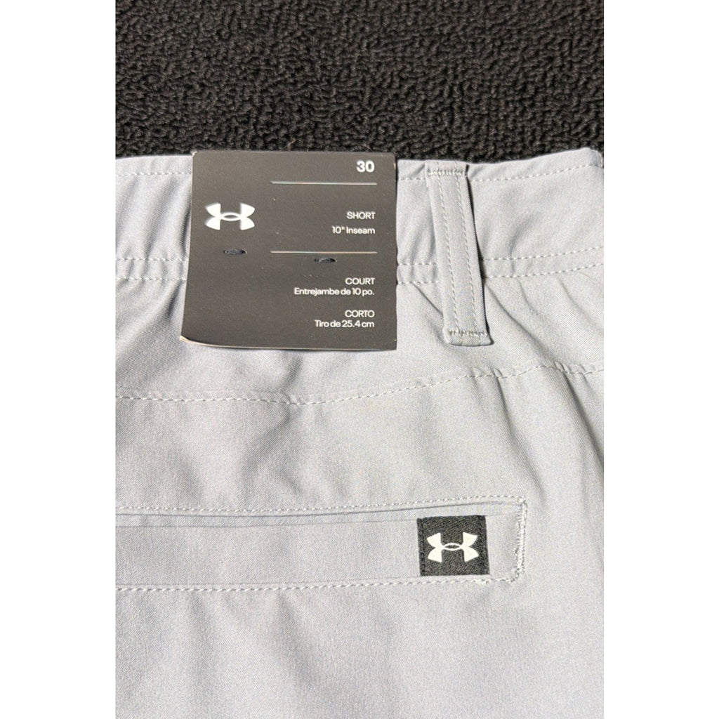 Under Armour Golf Shorts Mens 30 Blue UA Drive Performance 10" Inseam 1364409