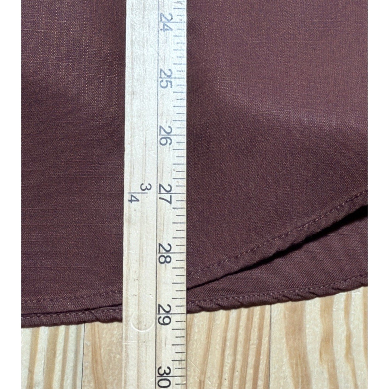 Knox Rose NWT women's L Sweet Truffle long sleeve button front Lyocell Top