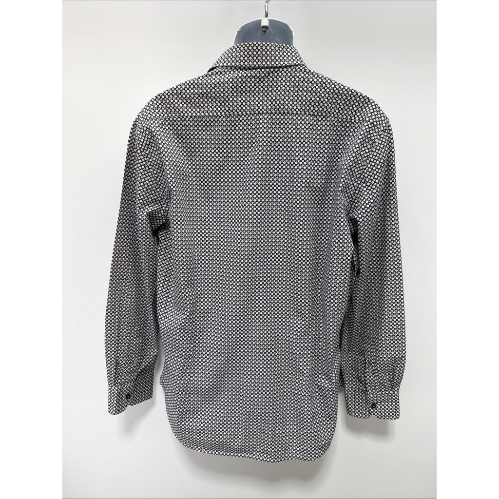 1 Like No Other London Mens Size 17 Long Sleeve Iridescent Button Up Dress Shirt