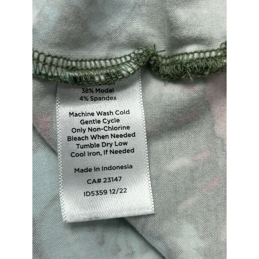 Talbots Womens Sleeveless Floral Maxi Dress Cotton Blend Size Small Stretch.