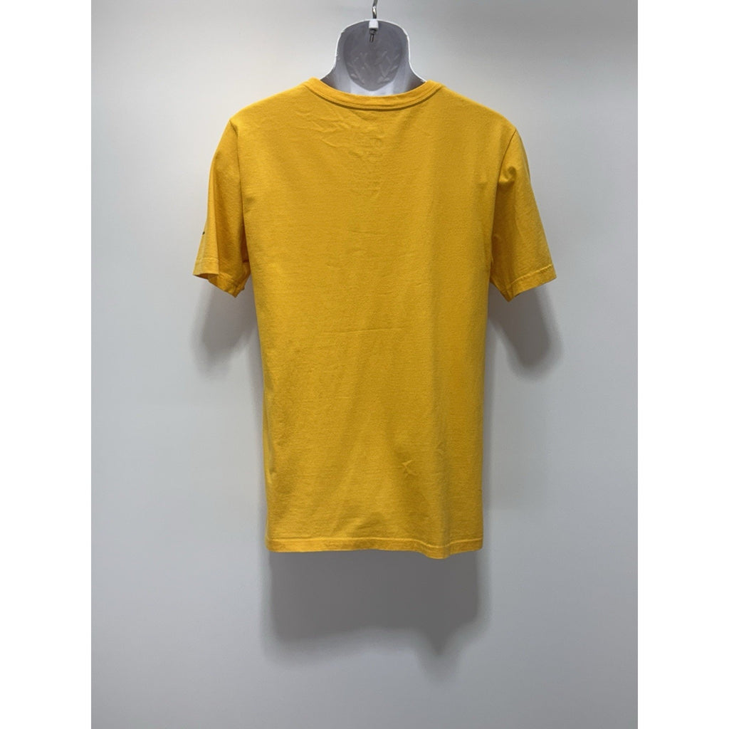 Nike On Field Green Bay Packers Yellow Men's Dri Fit T-Shirt Size Small -spots