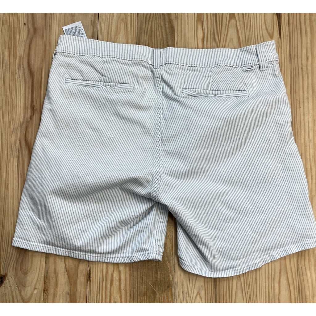 Levi's San Francisco White tab Shorts Mens 31 Blue & White Stripe