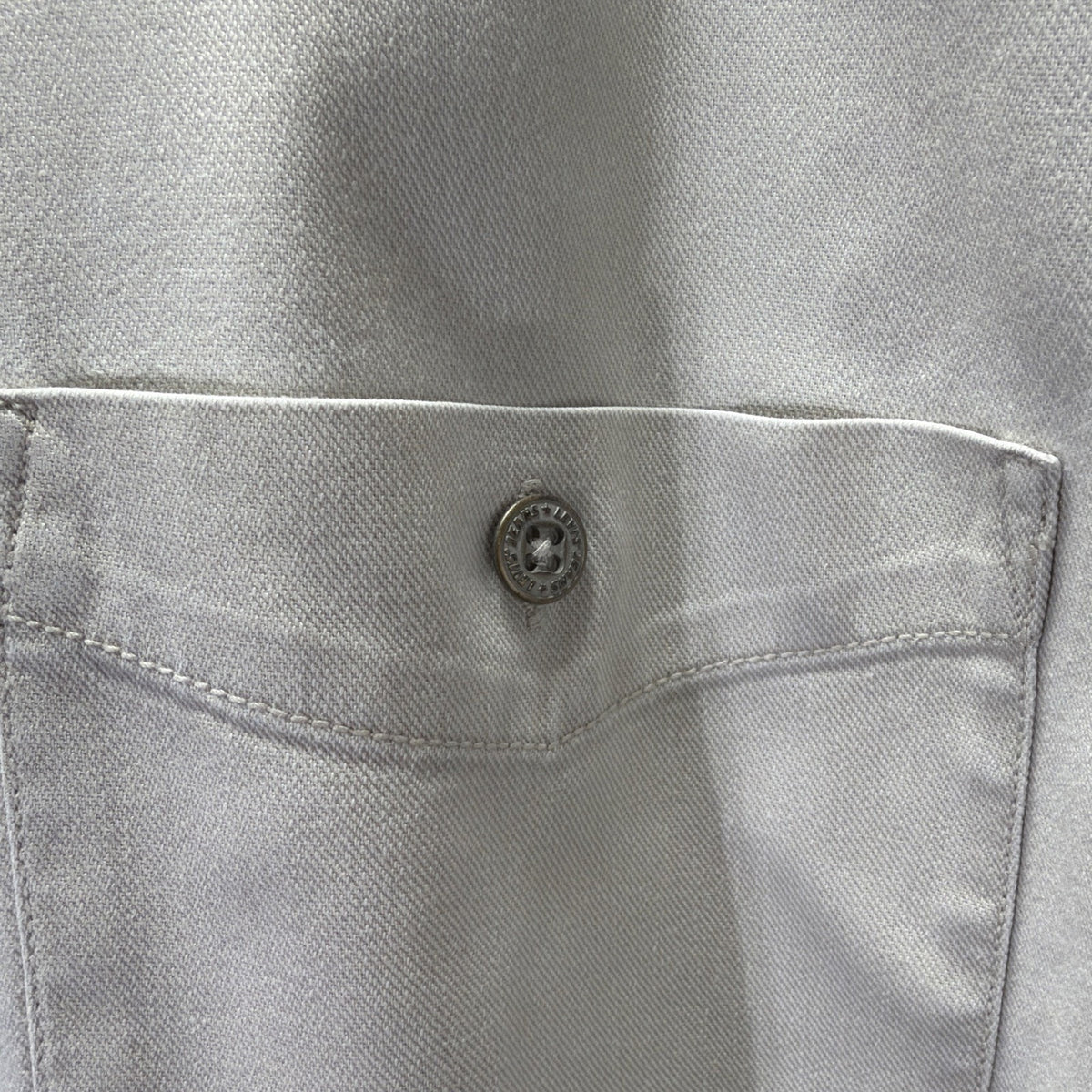 Vintage 1999 Levi’s Red Tab Ivory Denim Shirt Mens XL Metal Button Workwear