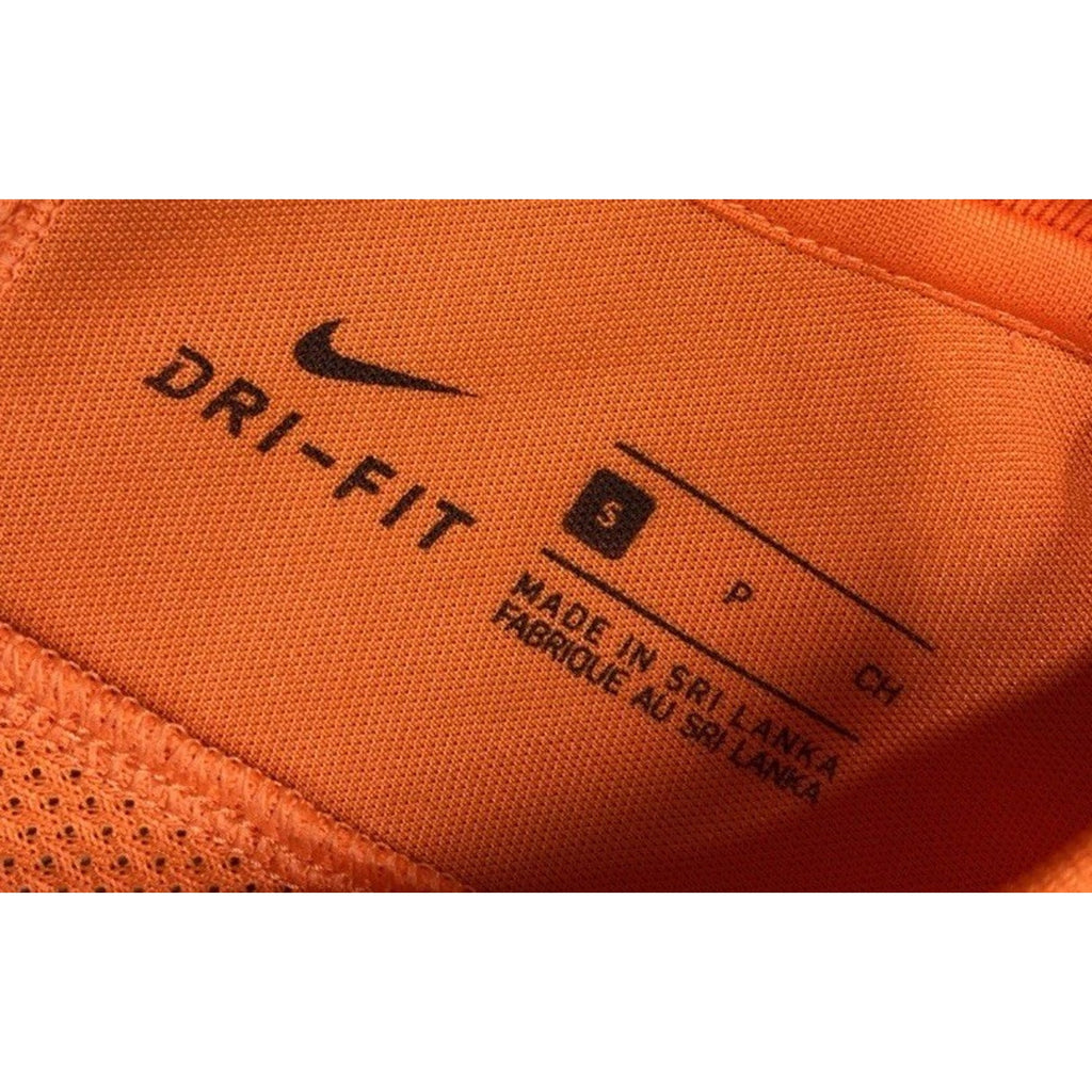 Nike Tiempo Premier Short Sleeve Soccer Jersey Men's Small Orange White