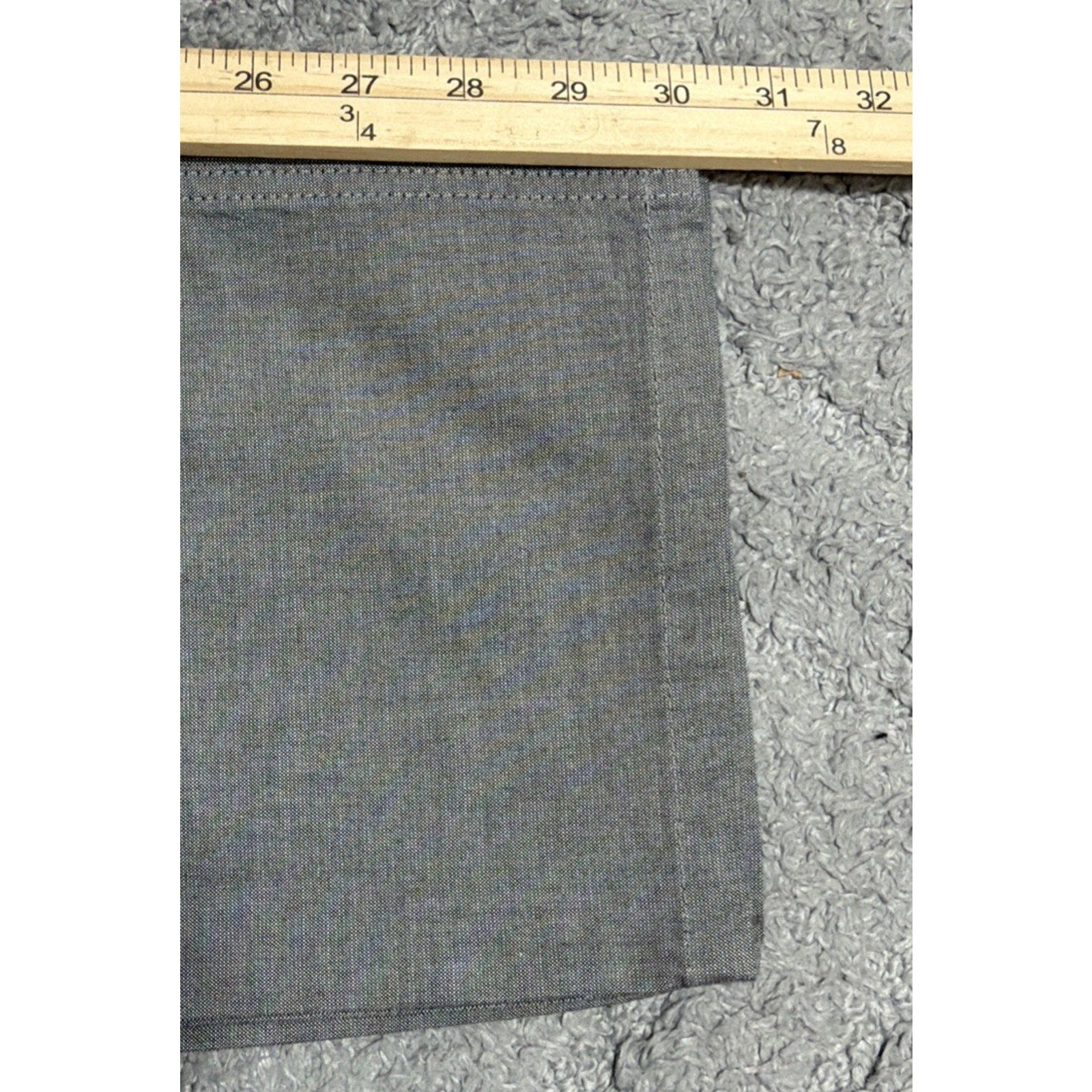 NWT Kenneth Cole Men's Pant Size 36x30 Gray Cotton Trouser
