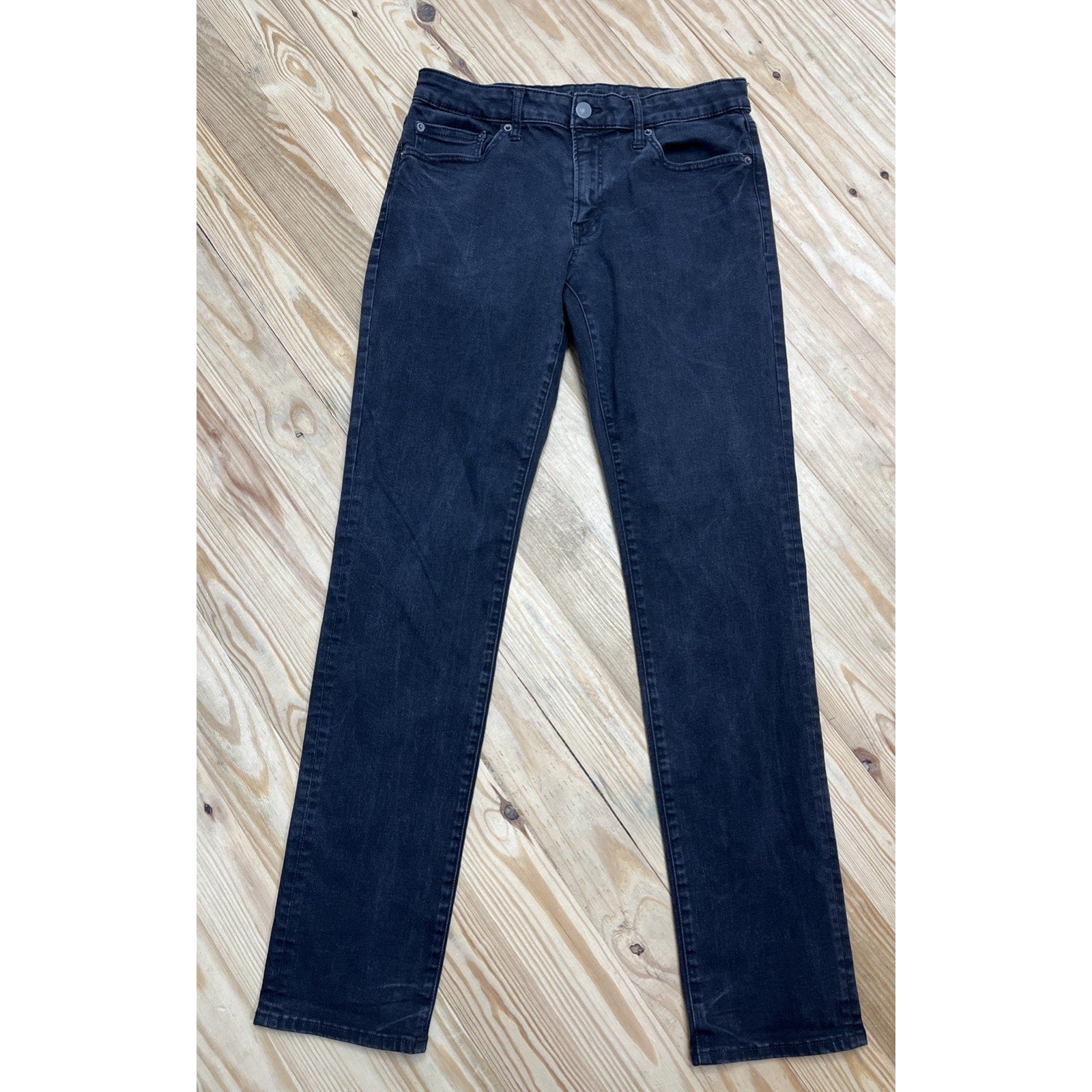 American Eagle AE Men's Slim Straight Next Level Flex Black Denim Jeans 32/34