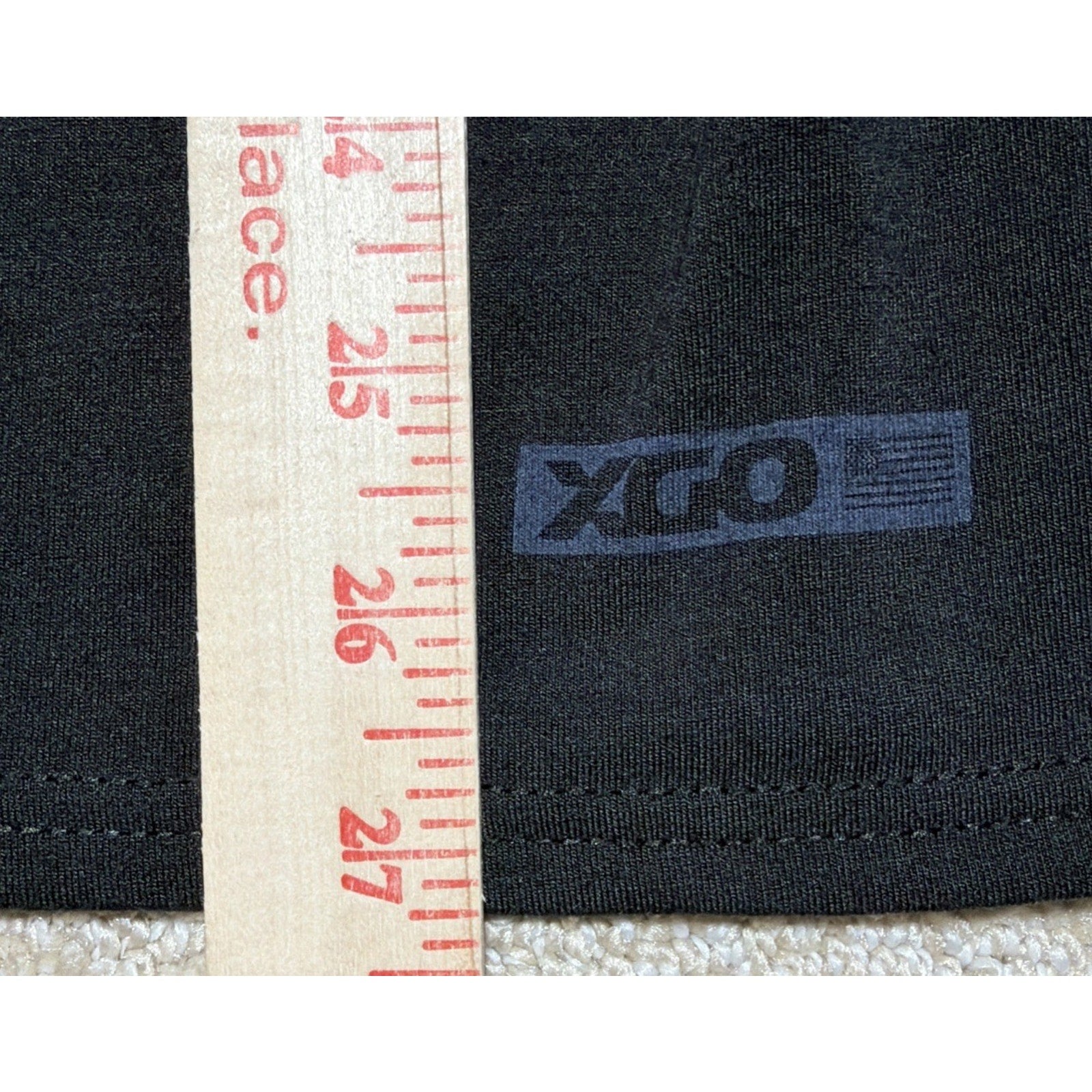Men's XGO Long Sleeve UPf 50 Acclimate Dry Black Shirt XL Stretch Made USA