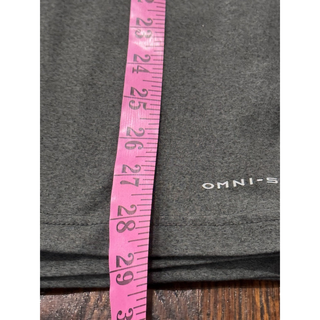 Columbia Omni-Shade Advanced UVA Blocking Shirt Size Medium Gray Short Sleeve