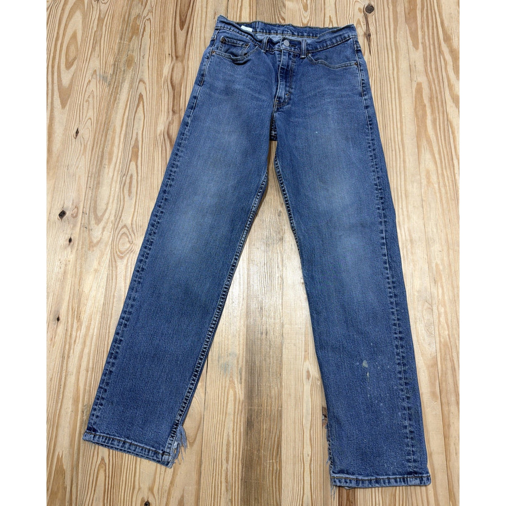 Levis 550 Relaxed Fit Straight Mens Tag 32x34 Western Medium Blue