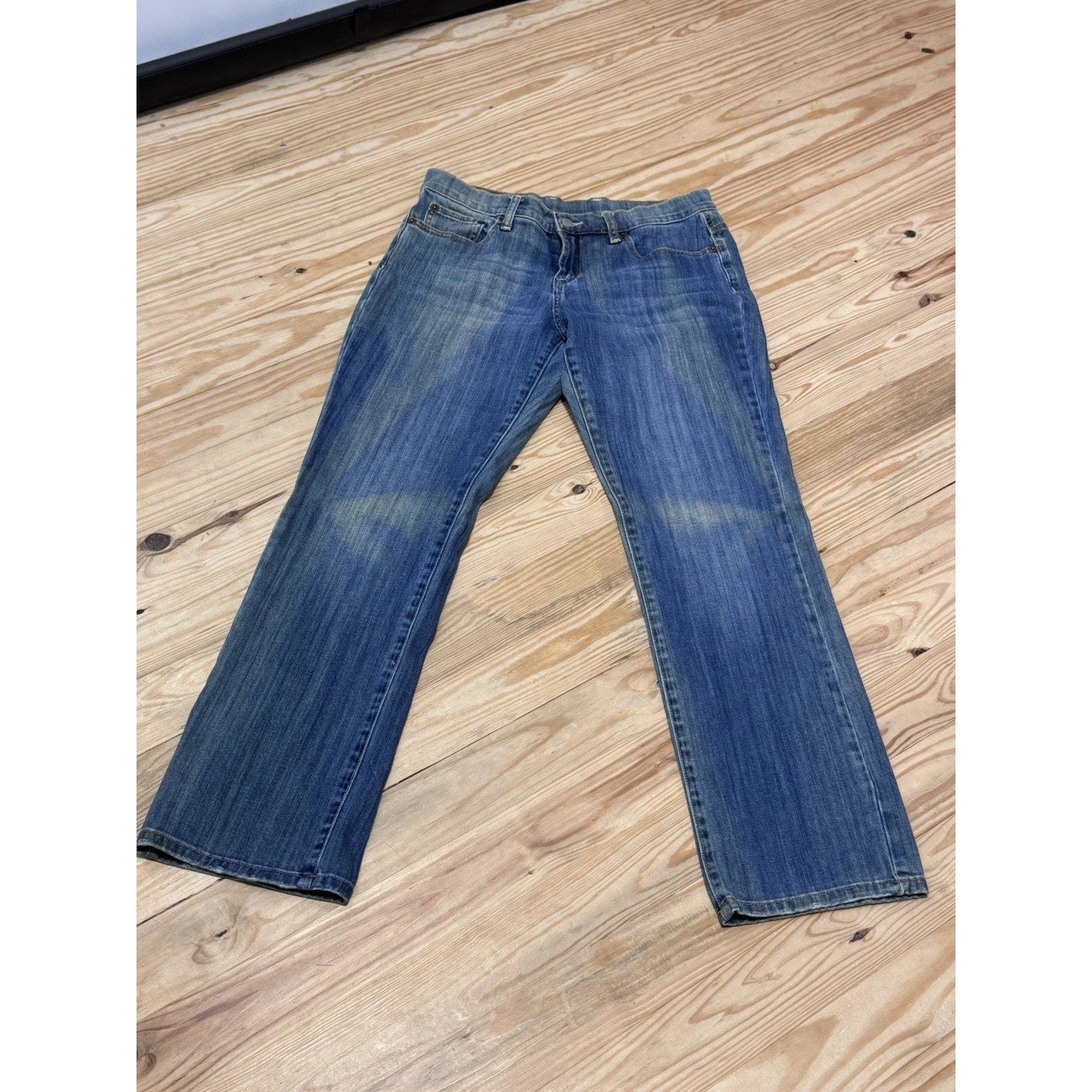 Y2K Lucky Brand Jeans Louise Easy Rider Low Bootcut Blue Jeans Women’s Size 29