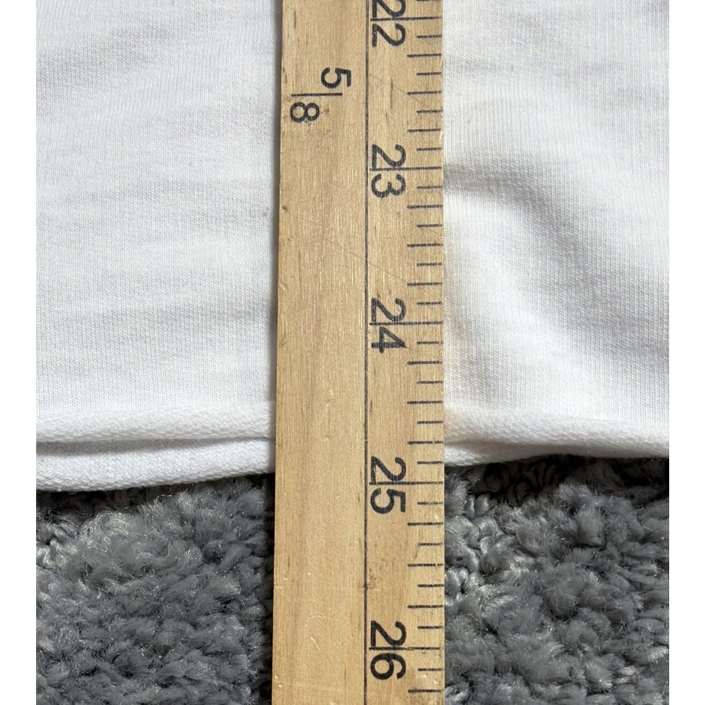 C&C California American Flag Star Long Sleeve Knit Top White Size Large