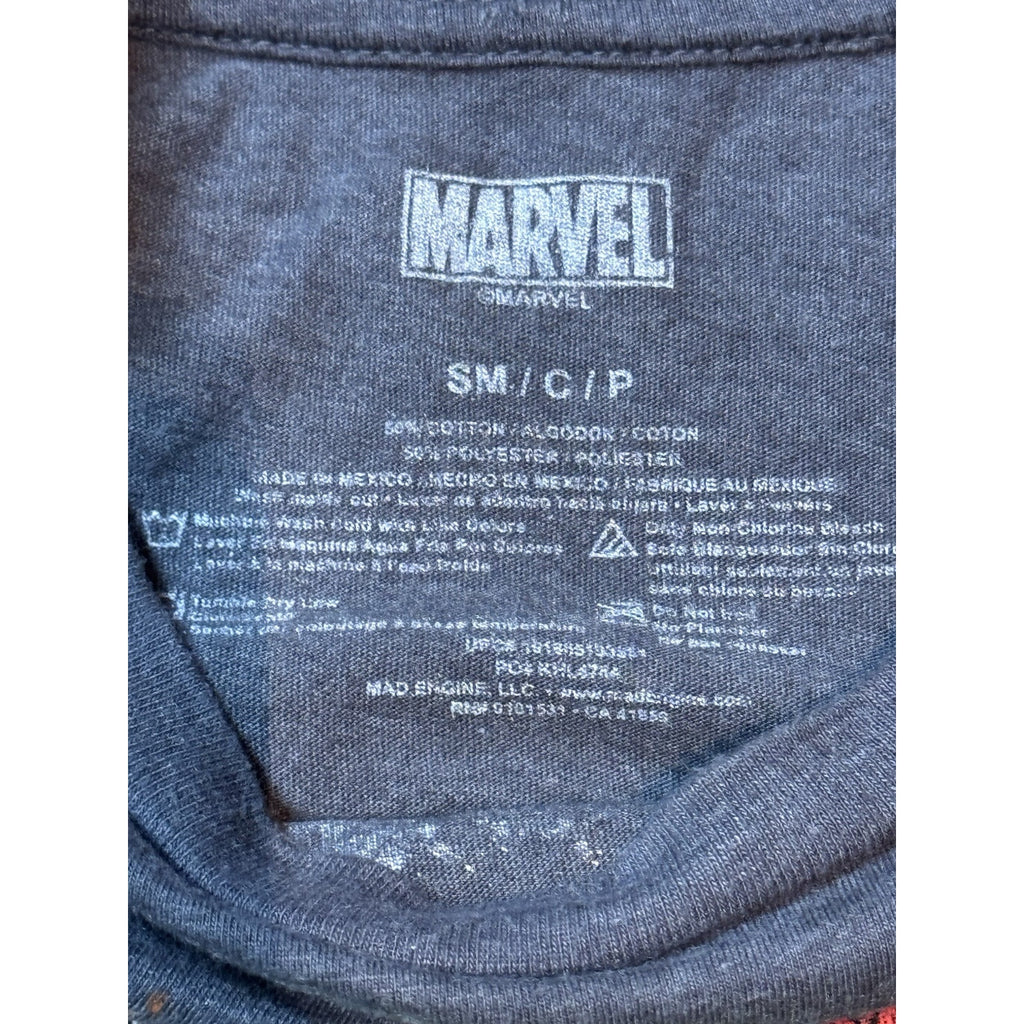Marvel Comics T-Shirt Men’s Small Black Graphic Tee