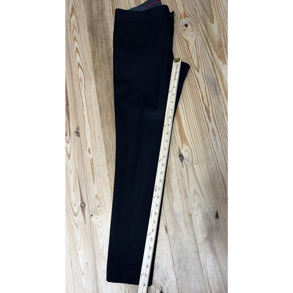 Banana Republic Sloan Pant Womens Size 2 Black Slim Ankle 30x28