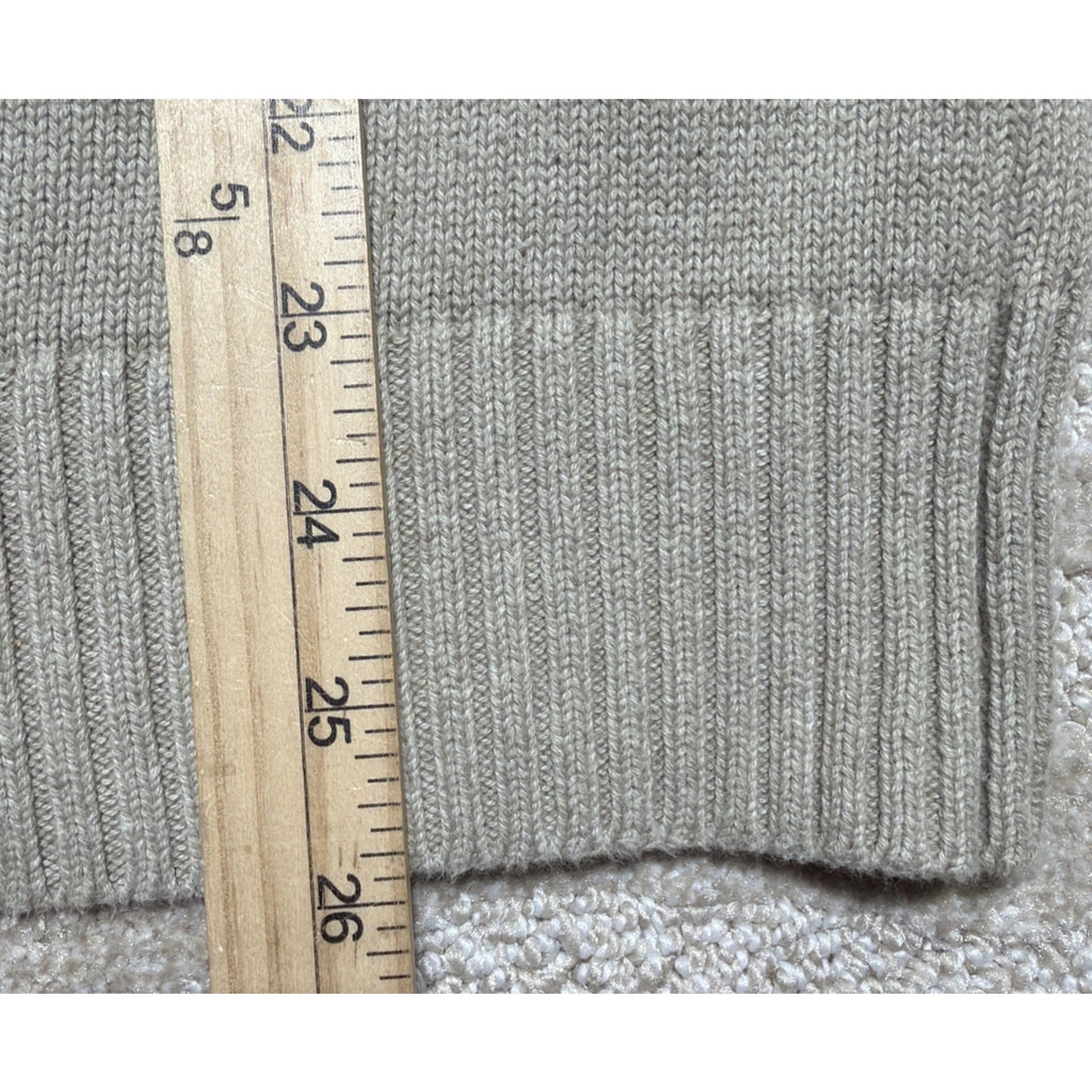 Eddie Bauer Sweater Mens L Button Henley Pullover Long Sleeve Combed Cotton