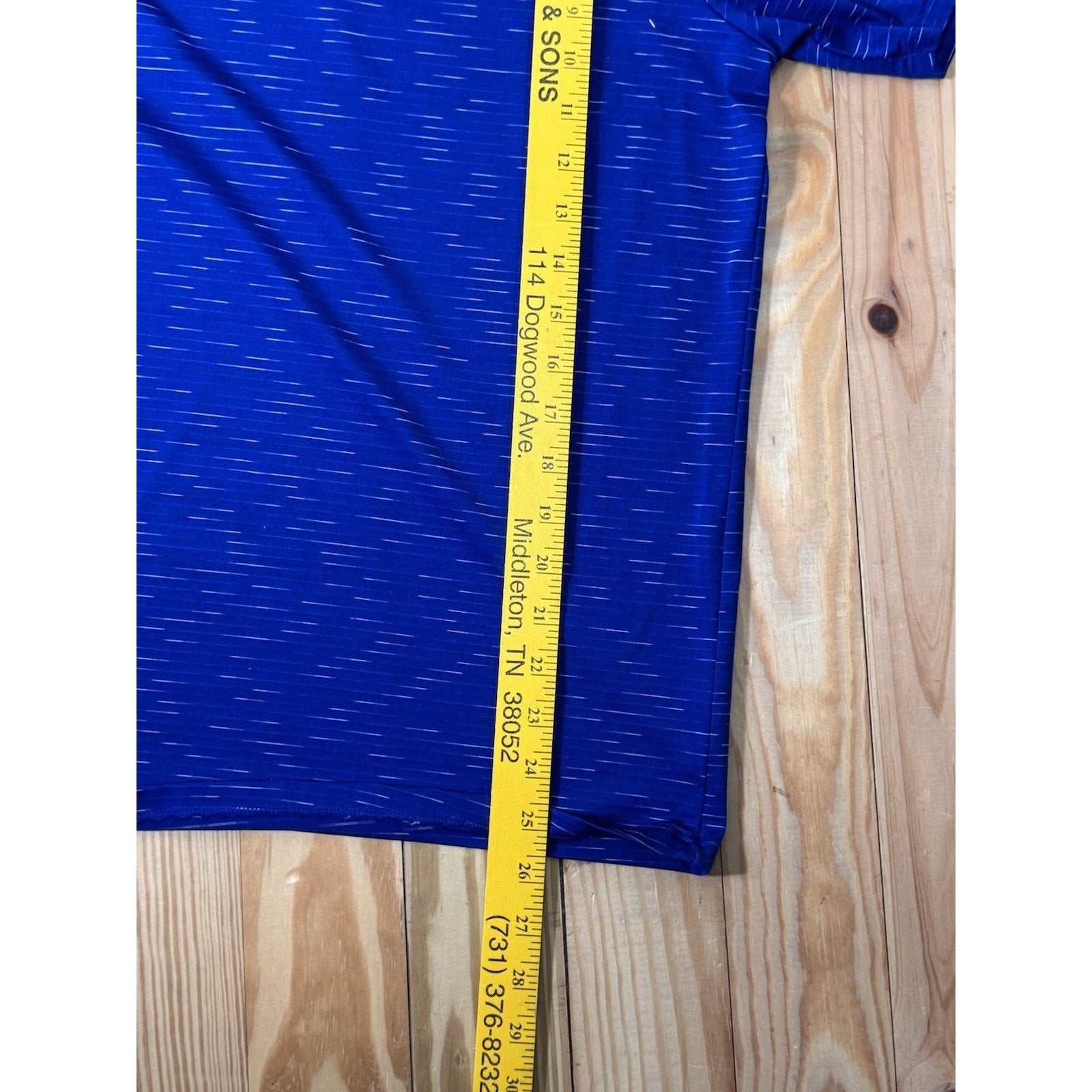 Under Armour Men's Adult Sz S T-Shirt Blue Tech Tee Loose Gym Run Athletic