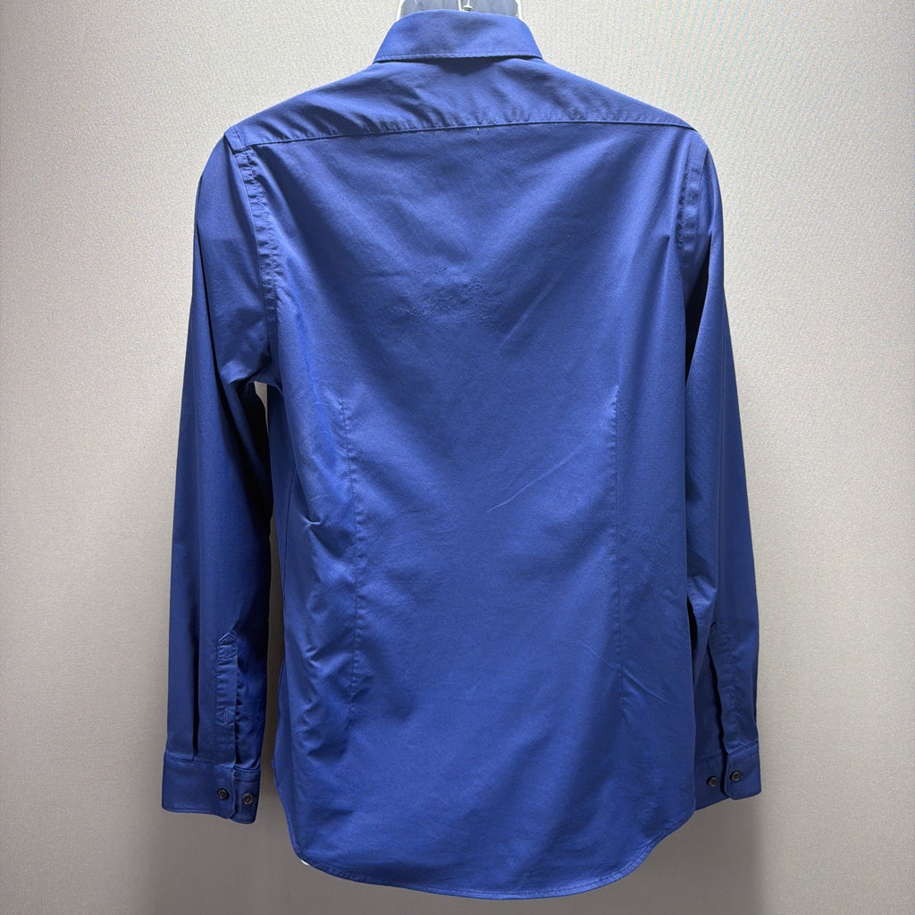EXPRESS Mens Size Medium Performance Dress Shirt Slim Moisture Wicking Stretch