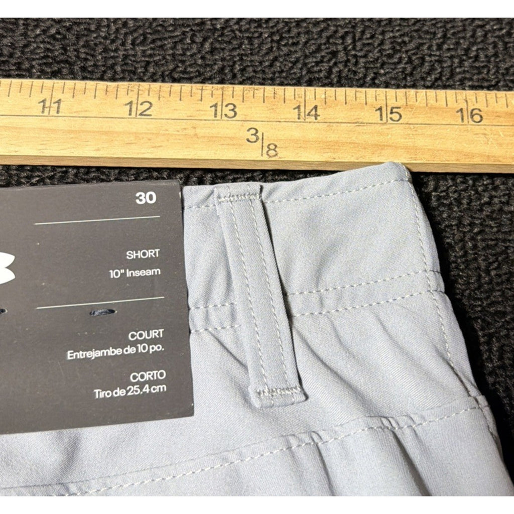 Under Armour Golf Shorts Mens 30 Blue UA Drive Performance 10" Inseam 1364409