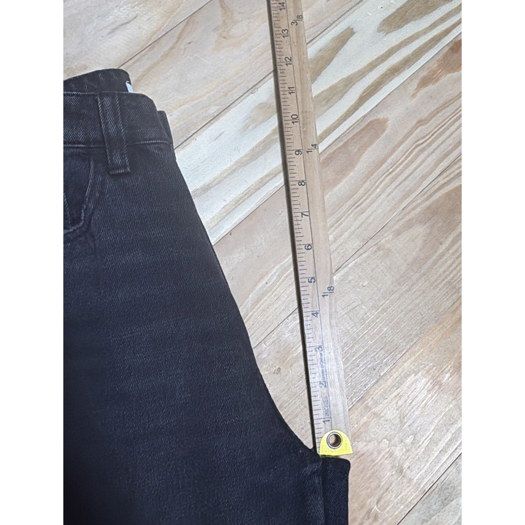 Flying Monkey Black Label Hgh Rise Straight Jeans Womens Size 25 Distressed