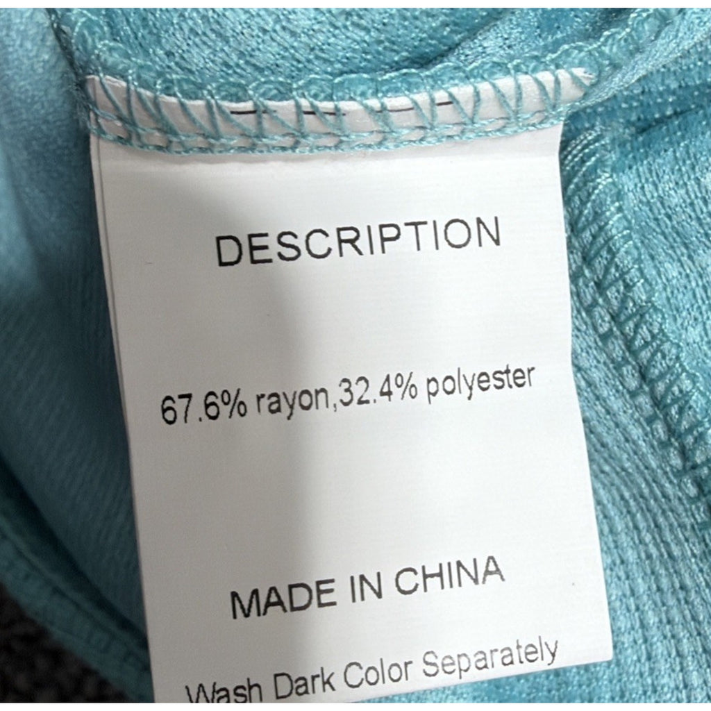 Vigorics Romper Jumpsuit Large Sleeveless Blue New Women's Pockets 0718