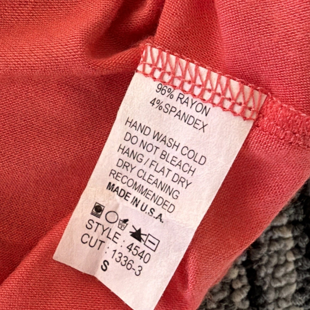 Luxe USA Coral Tunic Tank Top Womens S Small Stretch Boho Sleeveless Slinky