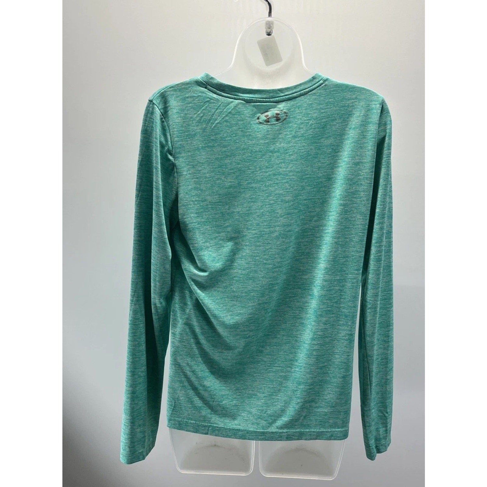 Under Armour UA Tech Women's Green Heather Long Sleeve Twist Athletic Crew M