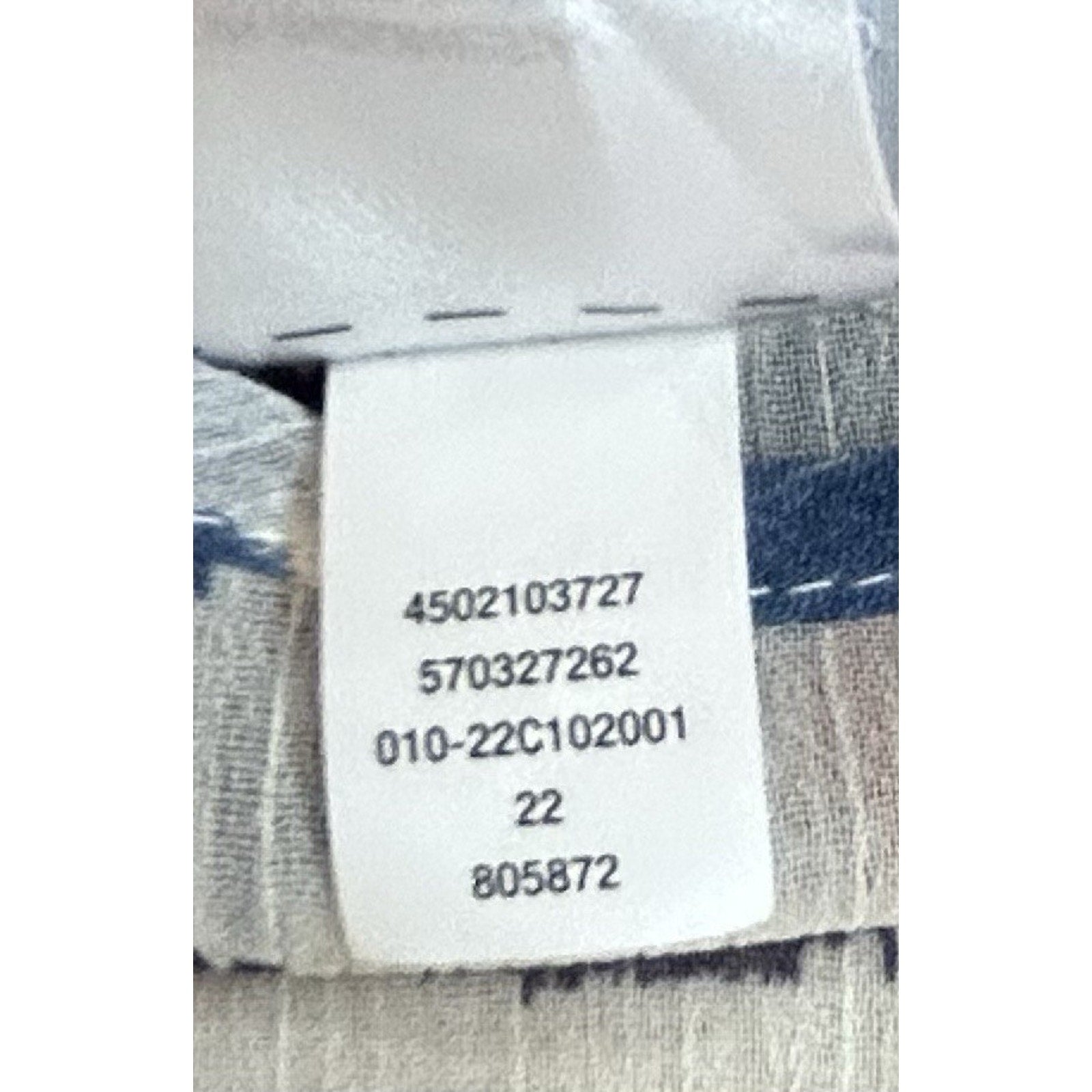 CHICOS Womens Poncho TOP Short Sleeve BLUE Orange Ivory PAISLEY Size 1 (8/10).